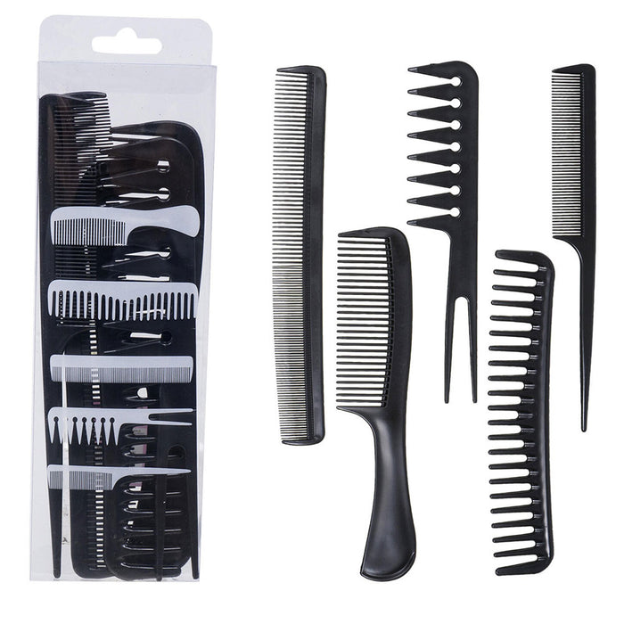 5 PC Comb Set Hair Hairdressing Styling Salon Barber Tool Kit Hairstyle Dressing