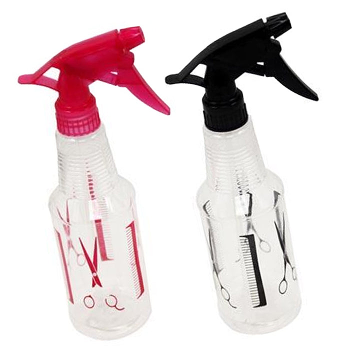 2PC Plastic Spray Bottles 16 oz Mist Flower Sprayer Hair Salon Tool Hairdressing