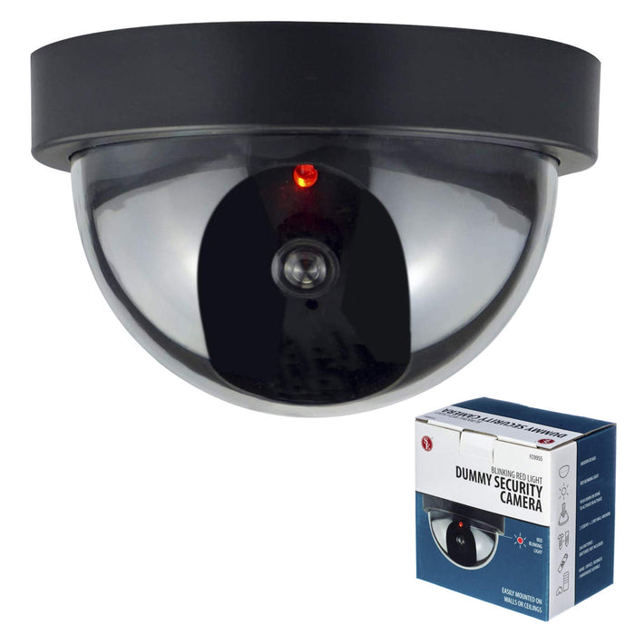 Fake Dome Dummy Fake Surveillance Security Camera Motion Blink Flashing Light !