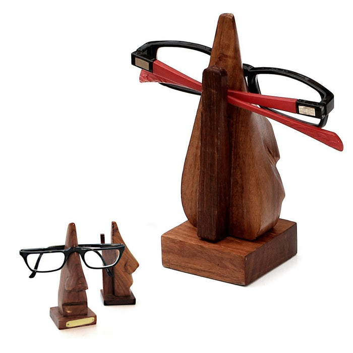 Nose Shaped Spectacle Holder Stand Face Shaped Specs Eyeglass Holder Stand 6.5"