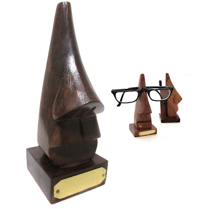 Nose Shaped Spectacle Holder Stand Face Shaped Specs Eyeglass Holder Stand 6.5"