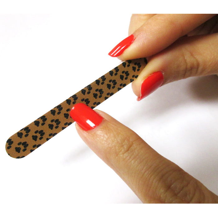 12 Cat Paws Double Sided Nail File Manicure Emery Boards Pedicure Spa Polish New