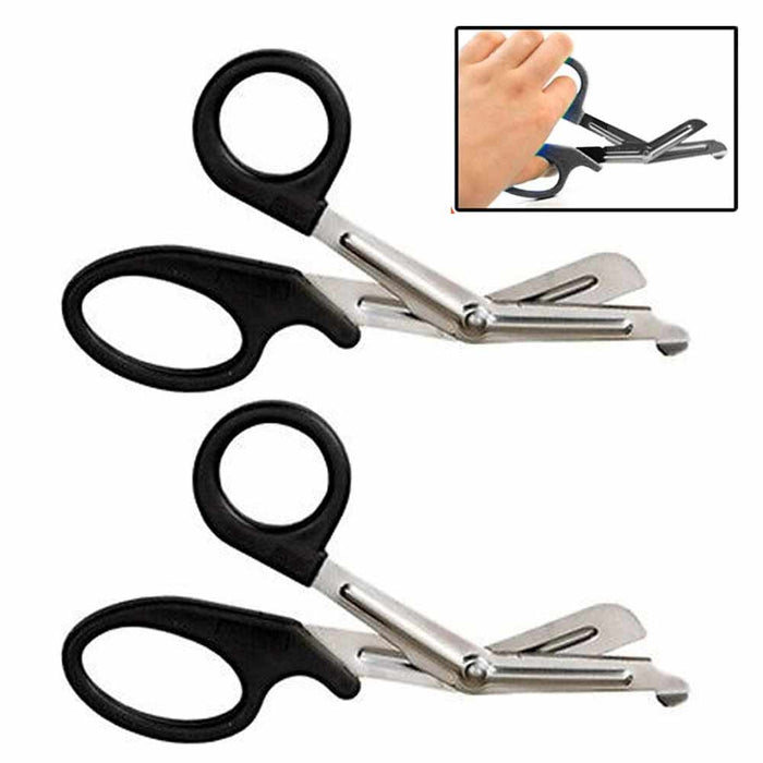 2 Pc EMT Shear Scissors Bandage Paramedic EMS Medical Supplies 7.5" Paramedic