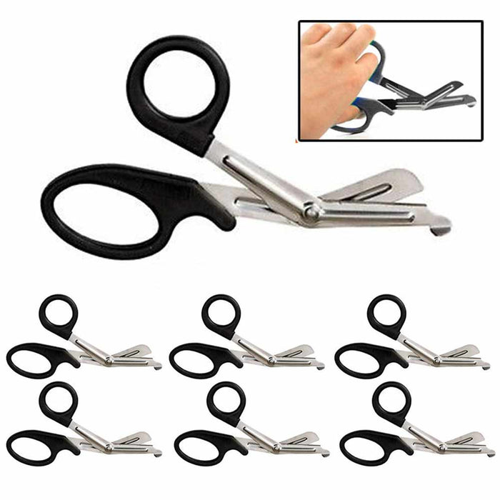 6 Pc EMT Shear Scissors Bandage Paramedic EMS Medical Supplies 7.5" Paramedic