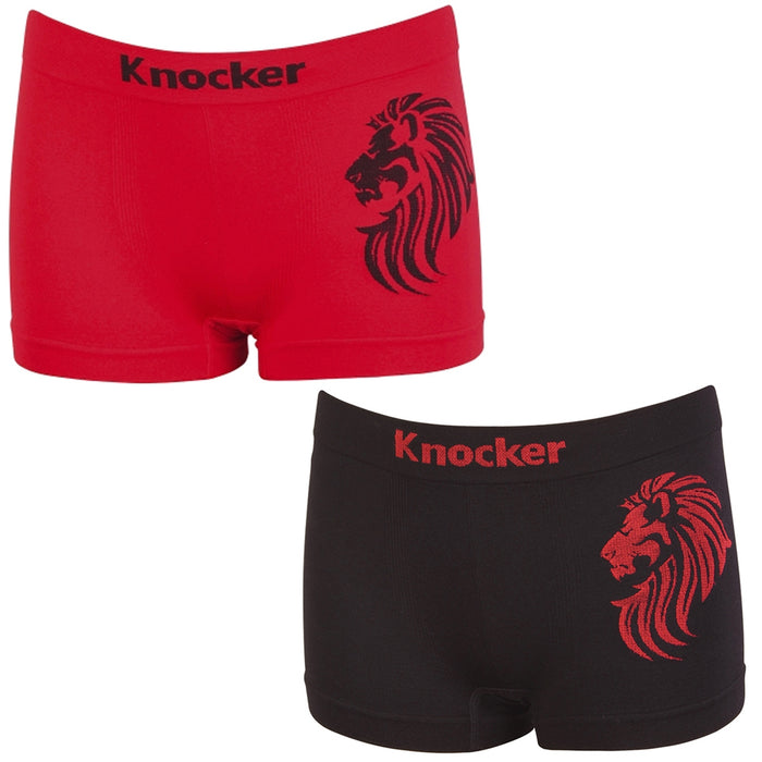 3pc Knocker Boys Seamless Comfort Boxer Briefs Underwear Non-irritating Shorts S