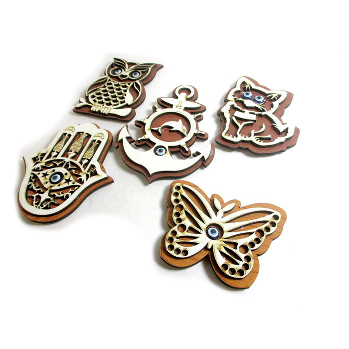 1 Pc Lucky Eye Refrigerator Magnet Hamsa Anchor Animal Magnetic Fridge Gift