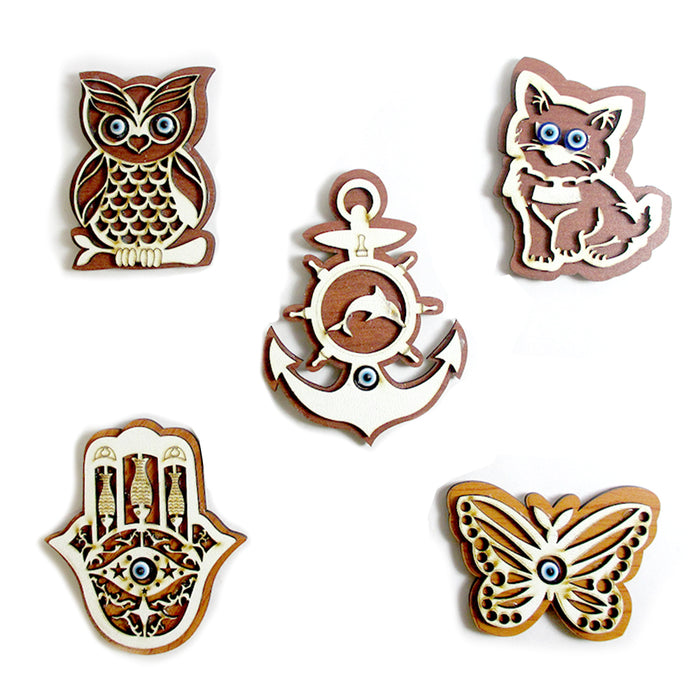 1 Pc Lucky Eye Refrigerator Magnet Hamsa Anchor Animal Magnetic Fridge Gift