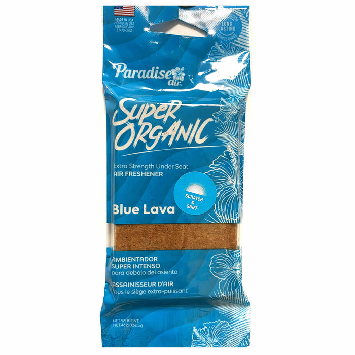 6 Pc Paradise Super Organic Blue Lava Scent Air Freshener Block Fragrance Stone