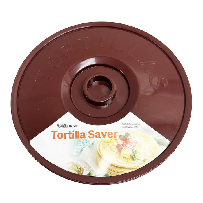 2 Tortilla Keeper Pancake Warmer Tacos Pita Arepas Container Round 8 Inch Server