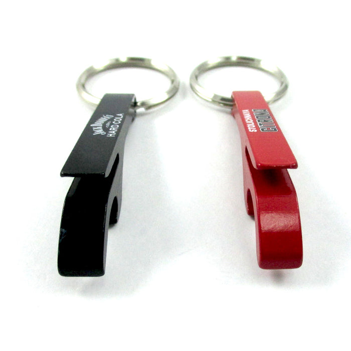 3x NEW Key Chain Aluminum Beer BOTTLE and CAN OPENER small beverage key ring