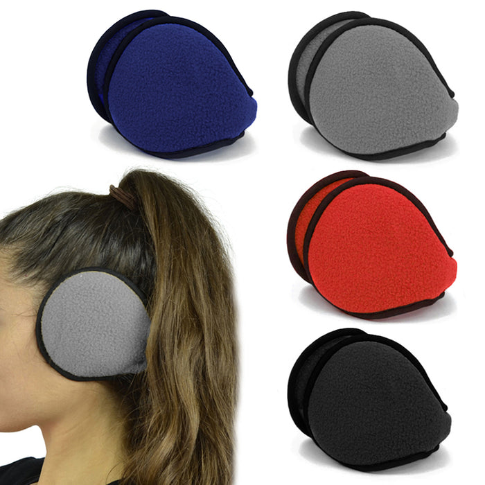 12 Earmuff Wamer Winter Comfortable Ear Muffs Ear Warmers Collapsible Wholesale