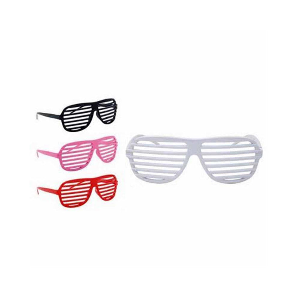 Novelty Sunglasses Shutter Neon Color Shades Vintage Party Retro Fashi — Alltopbargains