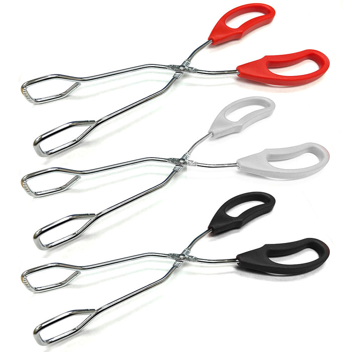 Set Of 2 Stainless Steel Scissor Tongs Grilling Tongs 10-Inch Scissor Cooking