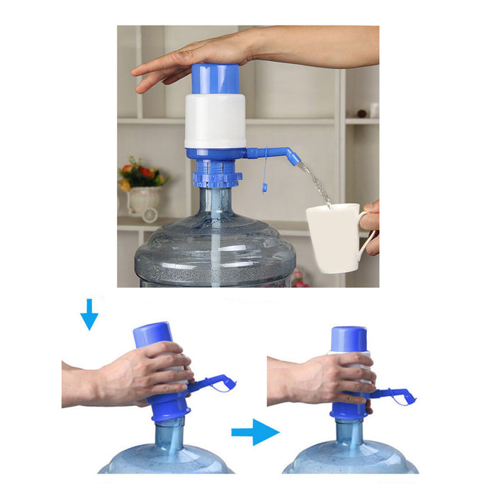 5 Gallon Bottled Drinking Water Hand Press Manual Pump Dispenser Jug Home Office