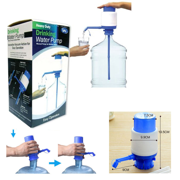 5 Gallon Bottled Drinking Water Hand Press Manual Pump Dispenser Jug Home Office