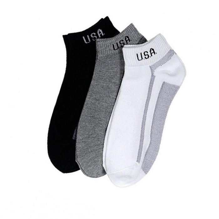 3 Pairs Ankle Quarter Crew Mens Women Sport Socks Low Cut Stretchy Size 9-11 New