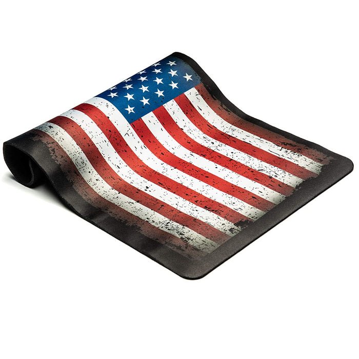 1 Non-Slip Cleaning Mat American Flag Design Gunsmith Gun Maintenance 18"X12"