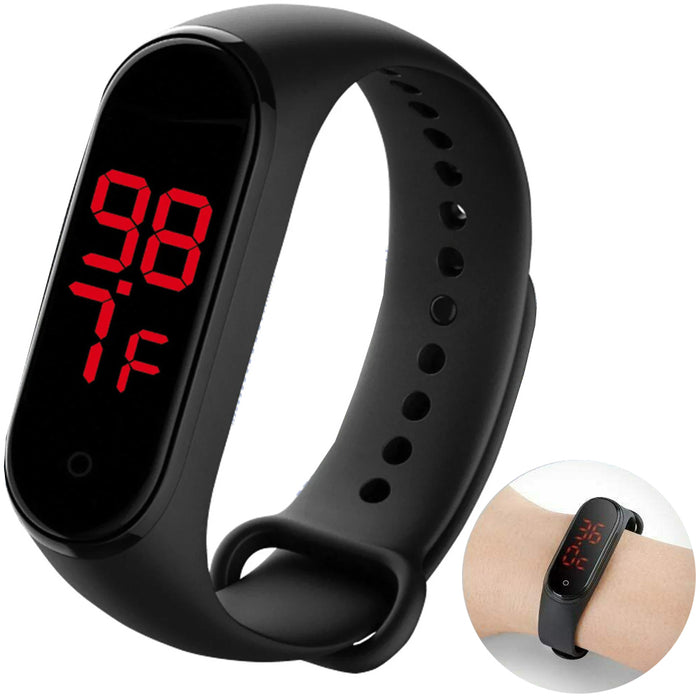 1pc Smart Watch Temperature Monitoring Body Monitor Wrist Thermometer Wristband