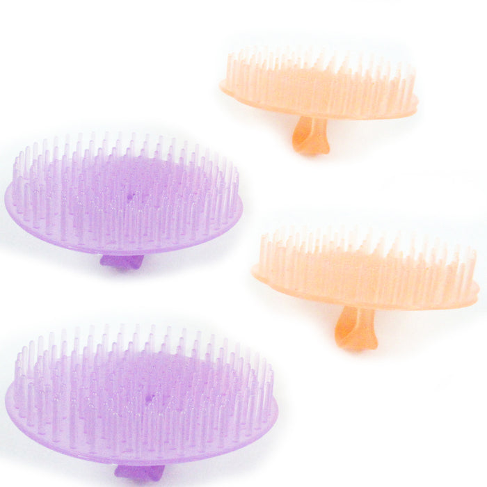 6 Hair Shampoo Scalp Body Massage Brush Comb Conditioner Clean Shower Care Salon