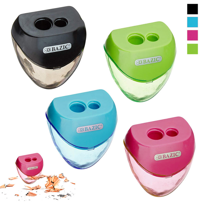 96 Pencil Sharpeners Double Hole Cutter School Art Kids Office Home Wholesale US