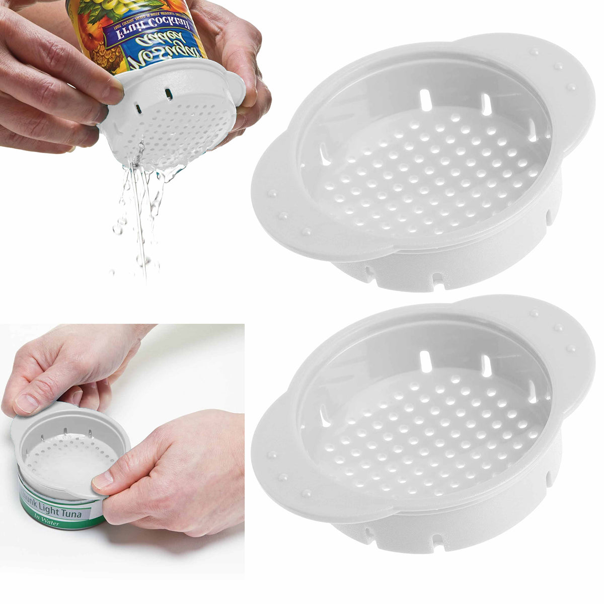 Dropship 1pc 2 In 1 Multifunction Kitchen Colander; Strainer And