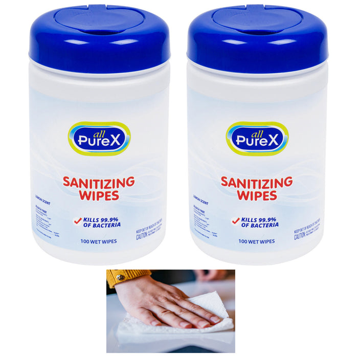 200ct Sanitizing Cleaning Wipes Wet Cloth Surface Cleaner Towelette Disposable