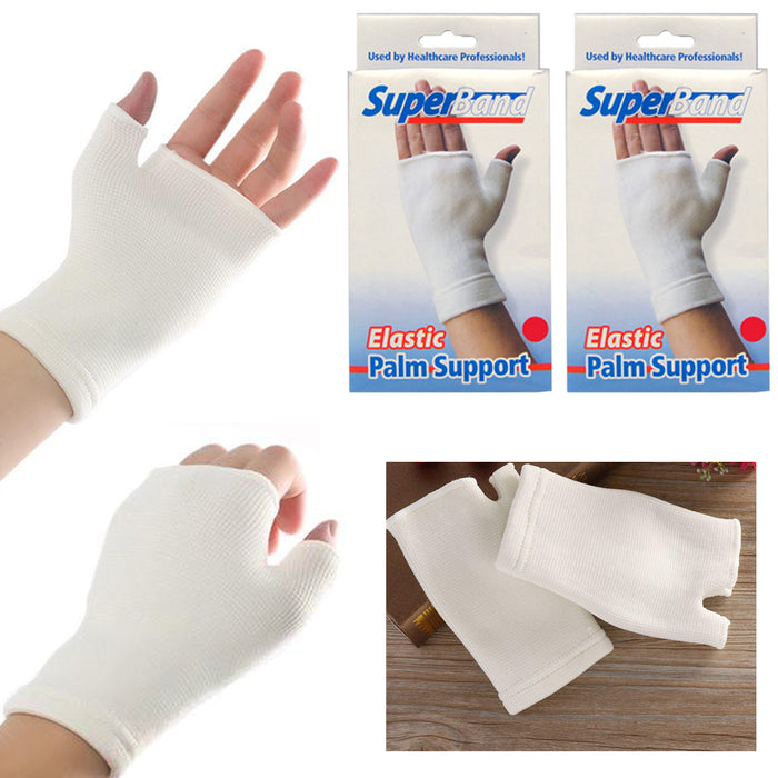 2 Pack Elastic Palm Support Hand Thumb Brace Pain Relief Tendinitis Protection