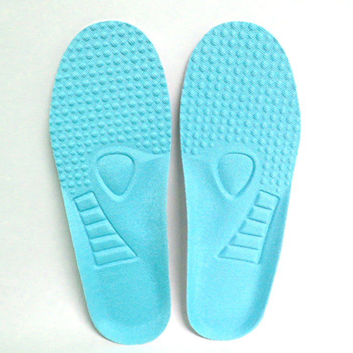 2 Pairs Padded Shoe Inner Soles Unisex Insoles Comfortable Cushion Size 8.5-9