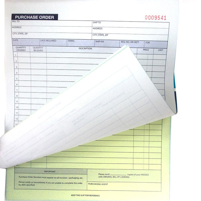 10 Pc Large Sales Order Books Carbonless Purchase Receipt Records 2-Part 30 Sets