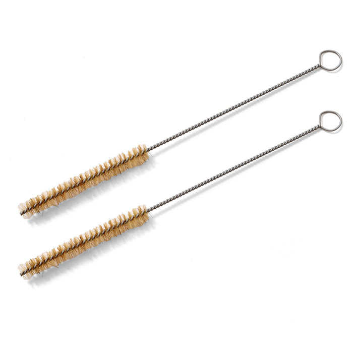 2 x Straw Cleaner Straw  Chenille Stems Pipe Stick Metal Cleaning Brush Limpia Bombilla 2 UNITS ships from USA