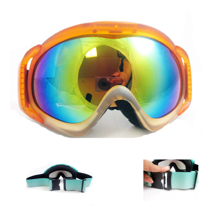 1 Pair Ski Snowboard Snow Goggles Lens 100% UV Protection Anti-Fog Winter Sports