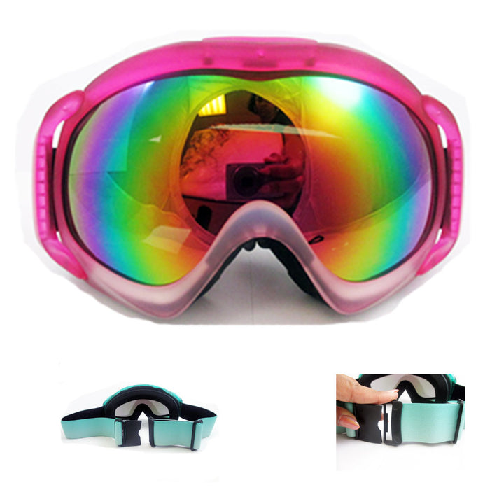 1 Pair Ski Snowboard Snow Goggles Lens 100% UV Protection Anti-Fog Winter Sports