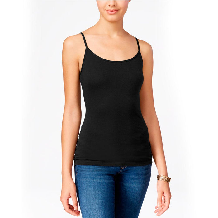 Franato Women's Camisole Basic Layering Tank Top Wide Strap Stretch Smooth  Camisole Black : : Clothing, Shoes & Accessories