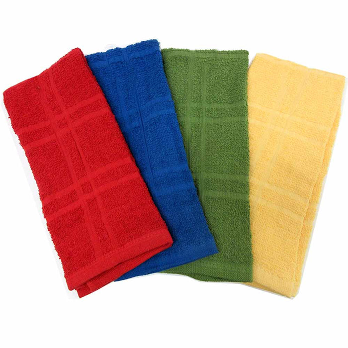 2 Kitchen Towels Super Absorbent Drying Dish Cloth 15 X 25 Soft Cotton Cleaning