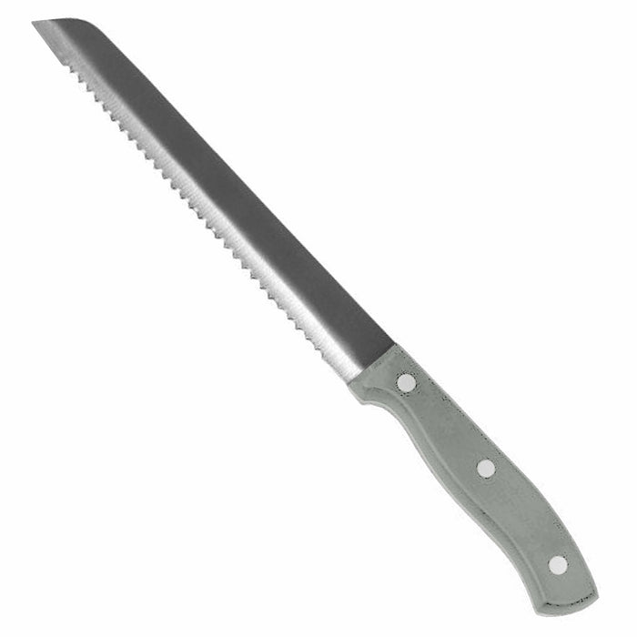 Chef Bread Knife 8 Inch Stainless Steel Sharp Serrated Loaf Cutter Slicer Deli