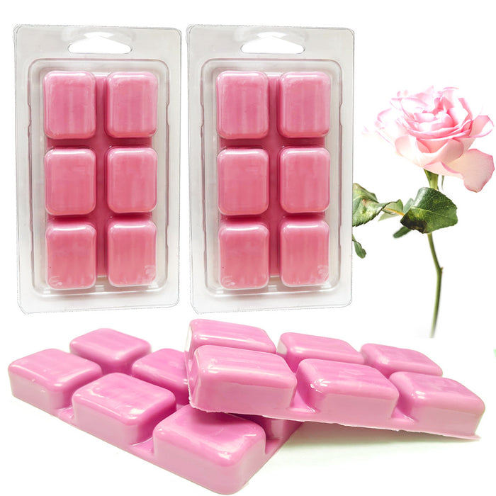 12 Cube French Rose Wax Melt Candle Warmer Scented Fragrance 2.5oz Aroma Therapy