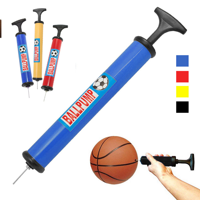 12 Sports Ball Pumps Needle Basketball Soccer Balls Volleyball Hand Air Inflator