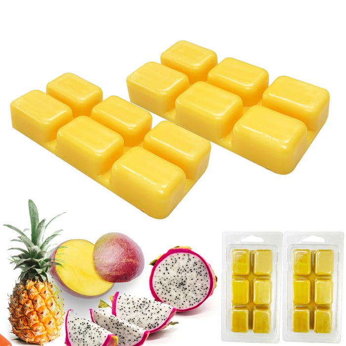 2pk Tropical Wax Melts Wax Cubes Strong Scent Long Lasting Scented Aroma 2.47 oz