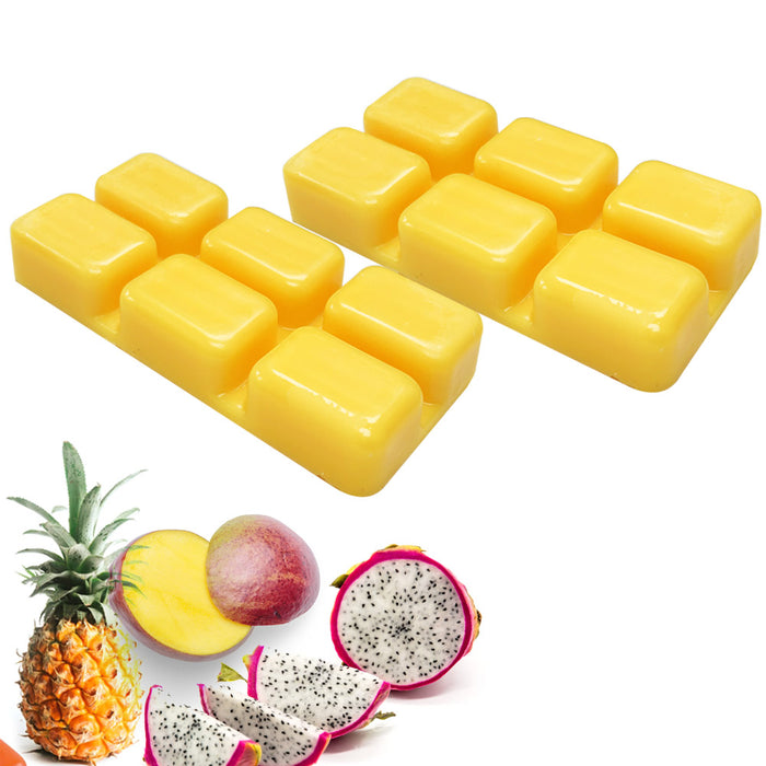 2pk Tropical Wax Melts Wax Cubes Strong Scent Long Lasting Scented Aroma 2.47 oz