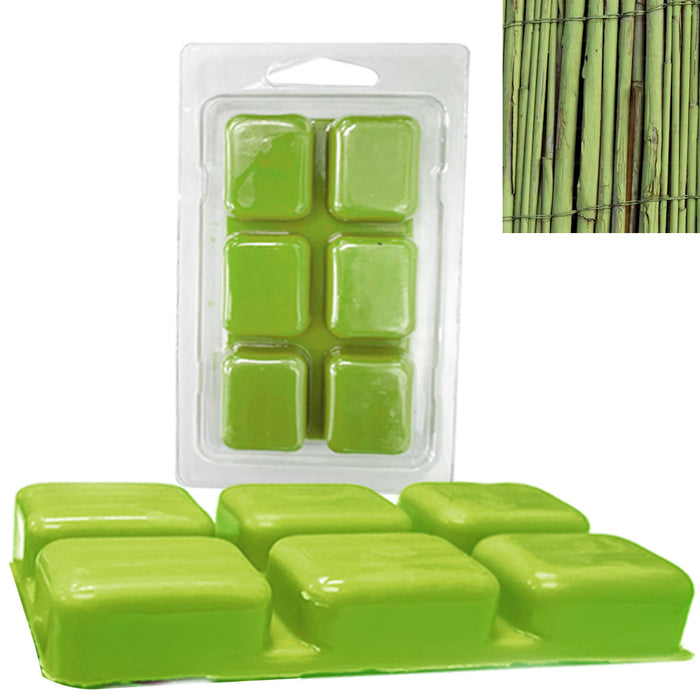 2Pk Bamboo Lucky Wax Melt Cube Candle Warmer Fragrance 2.5oz Aroma Therapy Scent