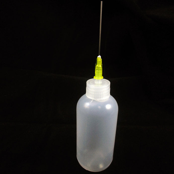 2 Needle Tip Bottle Liquid Flux Dispenser Oil Solvent Applicator Dropper 0.7 Oz