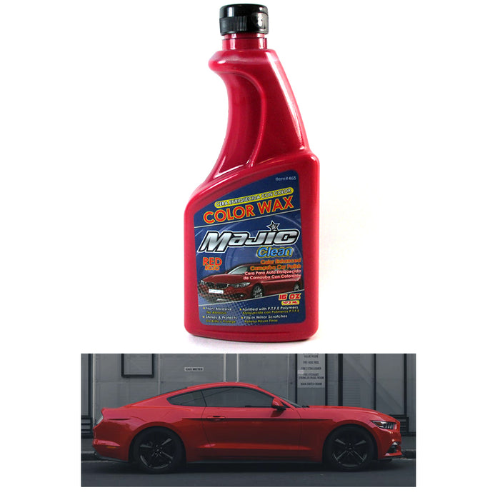 4 Bottle Majic Red Car Polish Scratch Paint Care Body Compound Polishing Auto