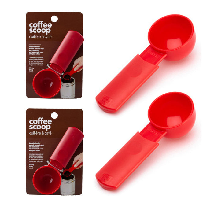 2 Coffee Scoop Measuring Spoon 2 Tablespoon Plastic Scooper Tea Baking Sugar New