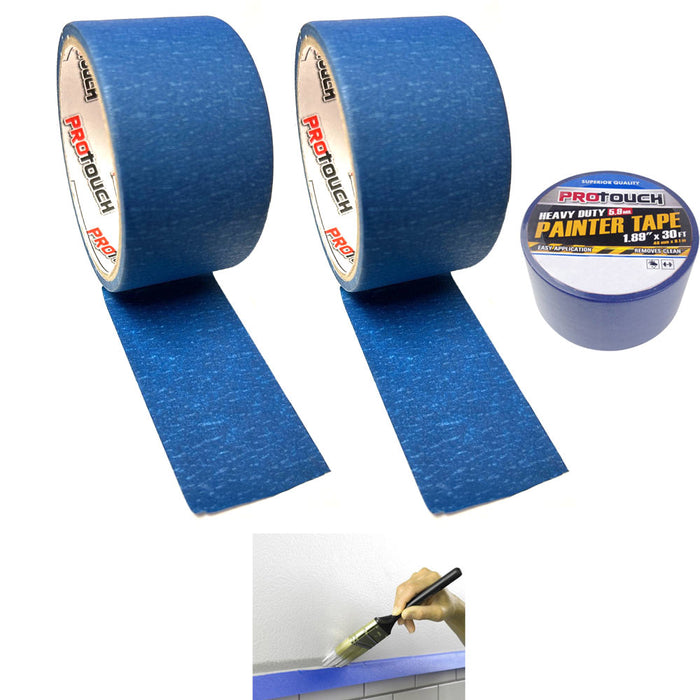 6 Rolls Multi Surface Painters Masking Paint Tape Arts Crafts 1.89" x 10 Yd Blue