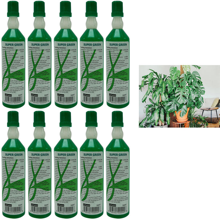 10pk Lucky Green Plant Food Liquid Fertilizer Flowers Feed Grow Water Soluble