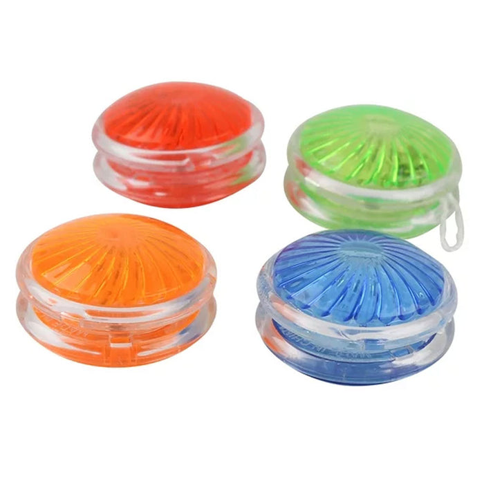 8 Pc Light Up YoYo Classic Toy Party Favors Yo-Yo LED Flashing Glowing Game Gift