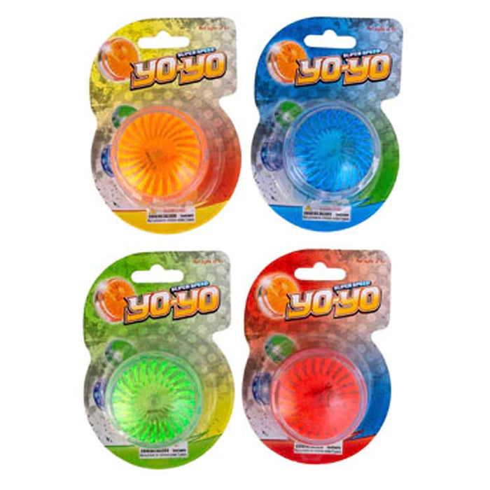 2 Pc Yo-Yo Light Up Yoyo Party Favor Glowing Classic Toy Children Games Kid Gift