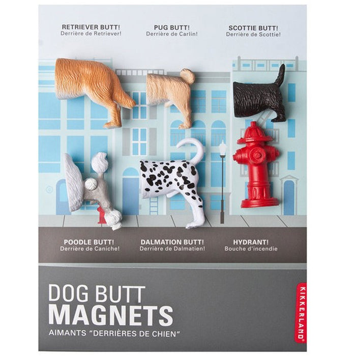 6 Kikkerland Butt Magnets Fridge Strong Magnetic Surface Animal Fun Novelty Gift