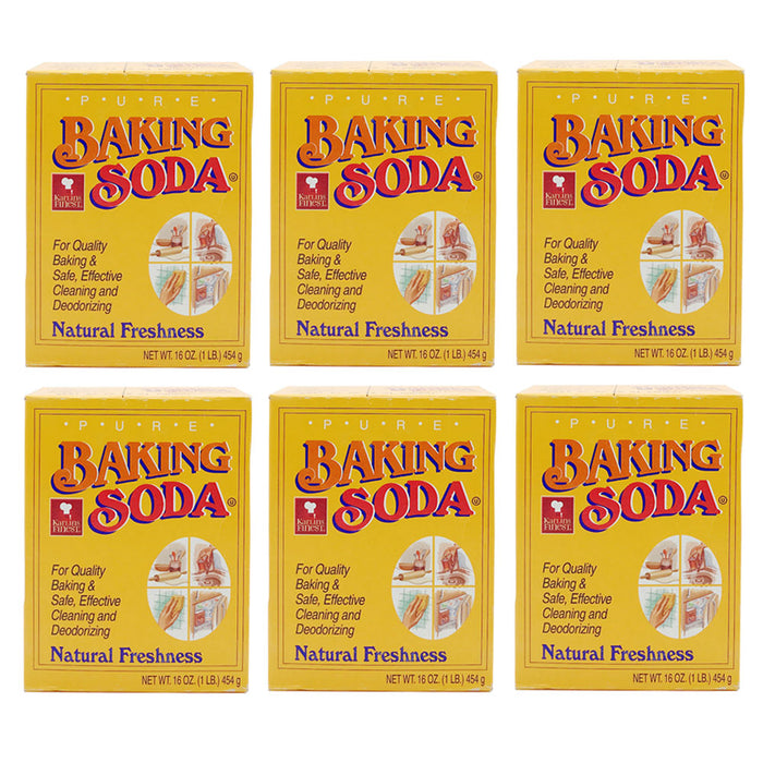 6 Pack Baking Soda Refrigerator Fridge Odor Neutralizer Air Freshener Control !!