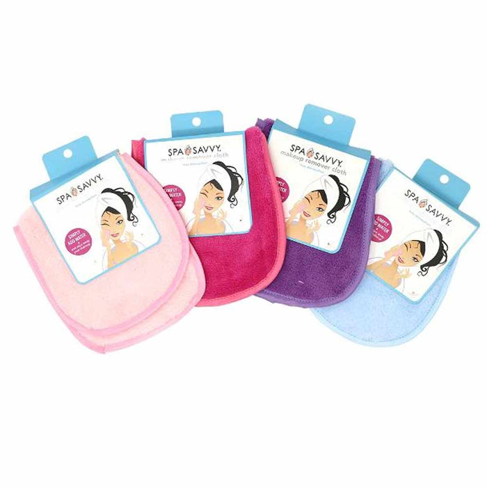 2 Pack Makeup Remover Cloths Makeup Removal Face Cleansing Reusable Pads Clean